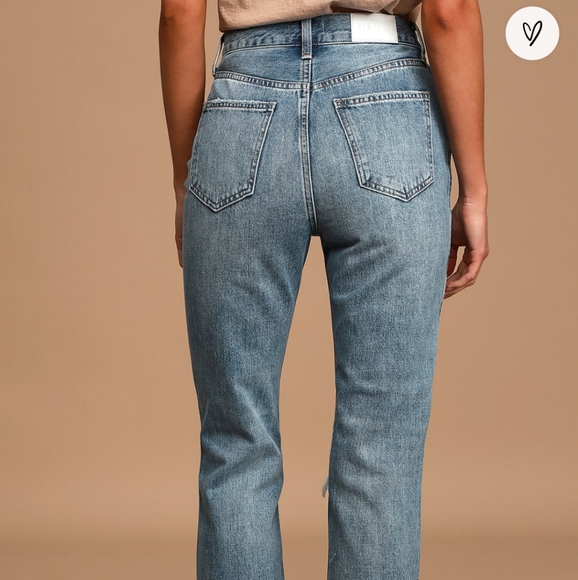 Pistola Distressed Straight Leg Denim Jeans - Picture 2 of 13